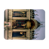 Madonna und Kind und Heilige (Triptychaltarpiece) Magnet (Horizontal)