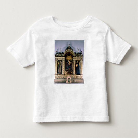 Madonna und Kind und Heilige (Triptychon Kleinkind T-shirt (Vorderseite)