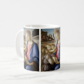 Madonna und Kind und zwei Engel von Botticelli Kaffeetasse (Vorderseite Links)