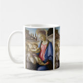 Madonna und Kind und zwei Engel von Botticelli Kaffeetasse (Links)