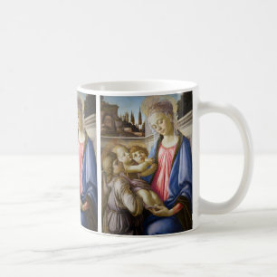 Madonna und Kind und zwei Engel von Botticelli Kaffeetasse