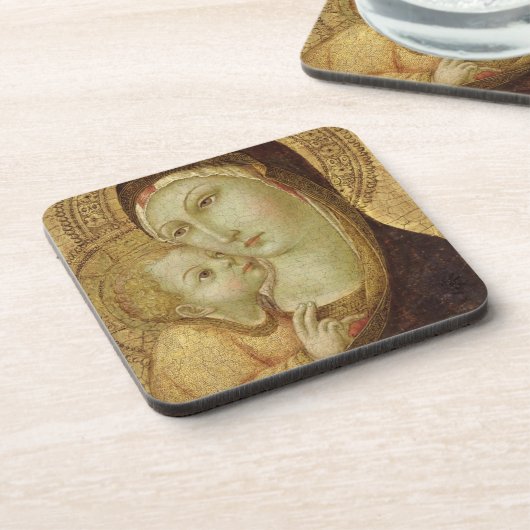 Madonna und Kind Untersetzer (Linke Seite)