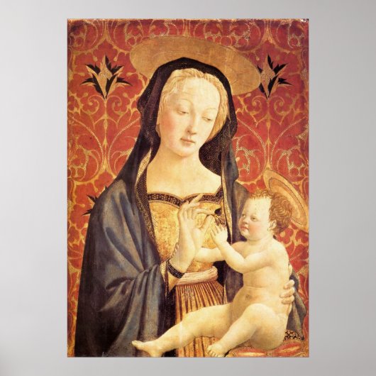 Madonna und Kind - Veneziano - c1432 Poster (Vorne)