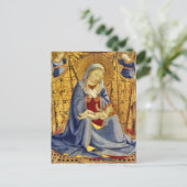 Madonna und Kind von Fra Angelico Postkarte (Stehend Vorderseite)