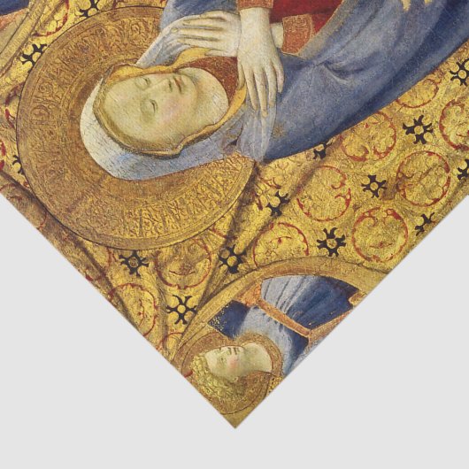 Madonna und Kind von Fra Angelico Seidenpapier (Ausschnitt)