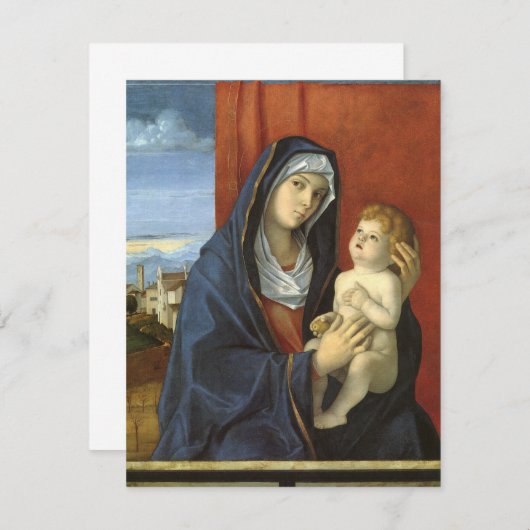 Madonna und Kind von Giovanni Bellini (Vorne/Hinten)