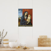 Madonna und Kind von Giovanni Bellini Poster (Küche)