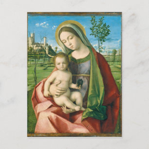 Madonna und Kind von Giovanni Bellini Postkarte