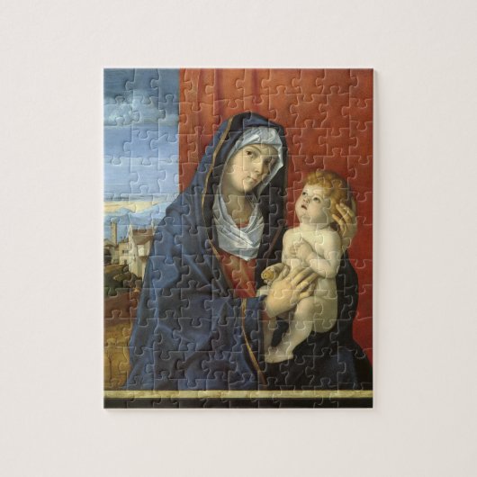 Madonna und Kind von Giovanni Bellini Puzzle (Vertikal)