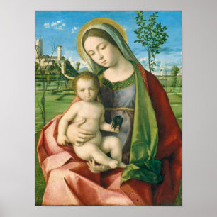 Madonna und Kind von Giovanni Bellini Religiös Poster