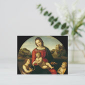 Madonna und Kind von Raphael Postkarte (Stehend Vorderseite)