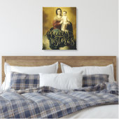 Madonna und Kind, Weihnachten der schönen Kunst - Leinwanddruck (Insitu (Schlafzimmer))