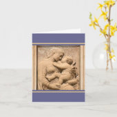 Madonna und Kind Weihnachten Karte (Gelbe Blume)