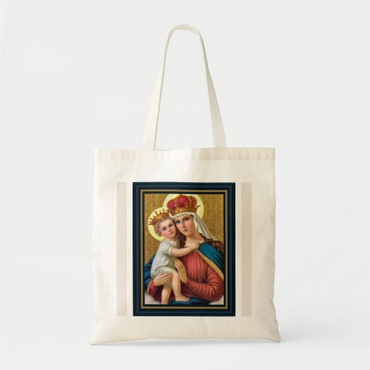 Madonna und Kind Weihnachten Kleine Tasche (Vorne)