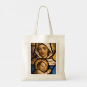 Madonna und Kind Weihnachten Kleine Tasche (Rückseite)
