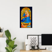 Madonna und Kind Weihnachten Poster (Heimbüro)