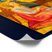Madonna und Kind Weihnachten Poster (Ecke)