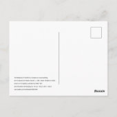 Madonna und Kind Weihnachtskarte Postkarte (Rückseite)