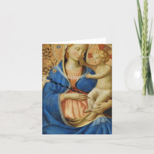 Madonna und Kind Weihnachtskarte religiös Feiertagskarte