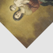 Madonna und Kind, Weihnachtszettel der Schönen Kun Seidenpapier (Ausschnitt)