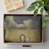 Madonna und Kind, Weihnachtszettel der Schönen Kun Seidenpapier (Geschenk)