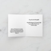 Madonna und Kind Zwei Engel Botticelli Weihnachten Karte (Innenseite)