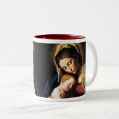 Madonna und Kind Zweifarbige Tasse (VorderseiteRechts)