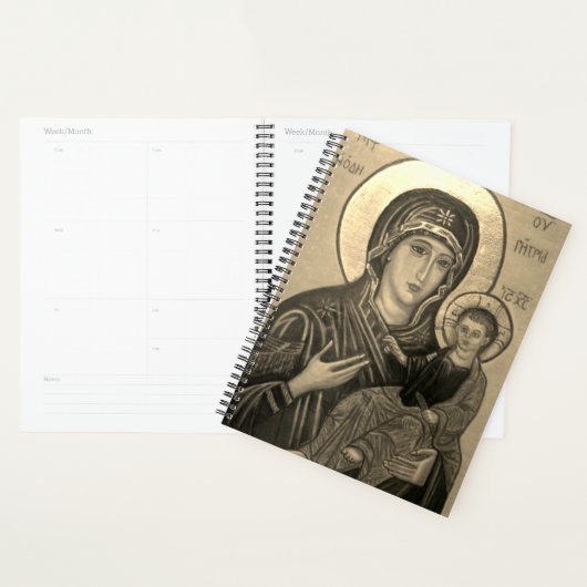 Madonna und kinderkatholische DJ Planer (Anzeige)