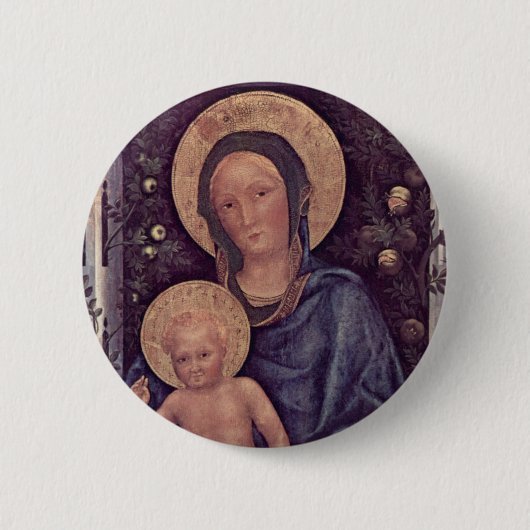Madonna- und Kinderknopf Button (Vorderseite)