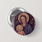 Madonna- und Kinderknopf Button (Vorne & Hinten)