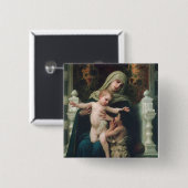 Madonna und Kinderknopf Button (Vorne & Hinten)