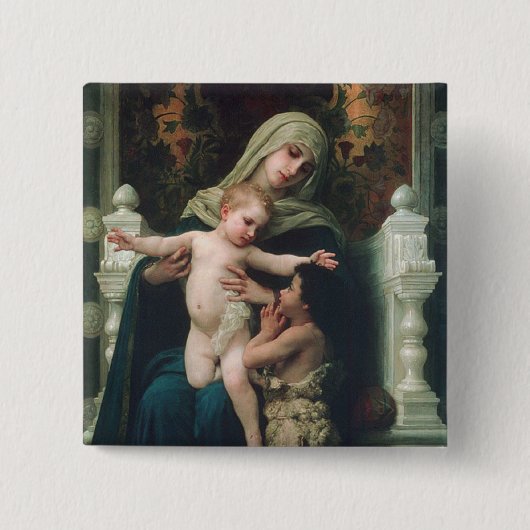 Madonna und Kinderknopf Button (Vorderseite)