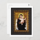 Madonna und Kinderreise Postkarte (Vorne/Hinten)