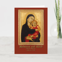 Madonna und KinderSimone Martini-Gruß