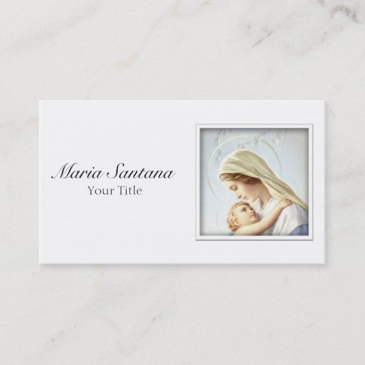 Madonna und KinderVisitenkarte Visitenkarte (Vorderseite)