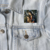 Madonna unter dem Tannenbaum, c.1510 Button (Beispiel)