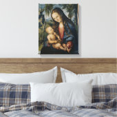 Madonna unter dem Tannenbaum, c.1510 Leinwanddruck (Insitu (Schlafzimmer))