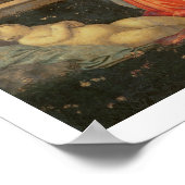 Madonna verehrt das Kind, c.1477-80 (Öl auf p Poster (Ecke)