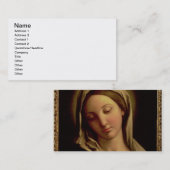 Madonna Visitenkarte (Vorne/Hinten)