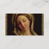 Madonna Visitenkarte (Rückseite)