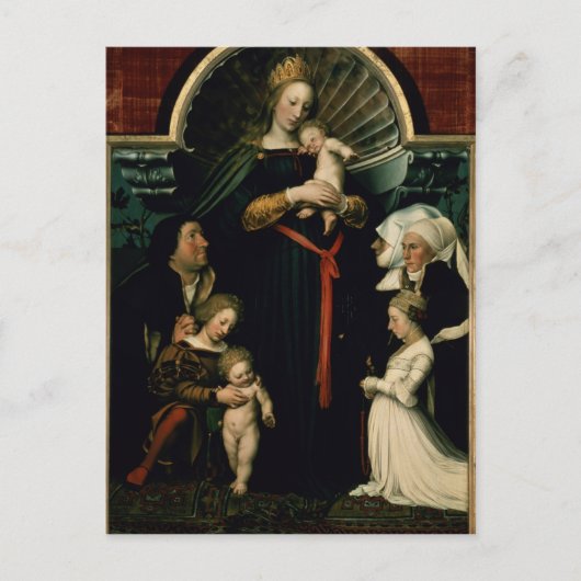 Madonna vom Burgermeister Meyer Postkarte (Vorderseite)