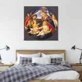 Madonna von Botticelli Leinwanddruck (Insitu (Schlafzimmer))