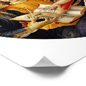 Madonna von Botticelli Poster (Ecke)