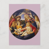 Madonna von Botticelli Postkarte (Vorderseite)