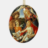 Madonna von Botticelli. Weihnachtsgeschenk Keramikornament (Rechts)