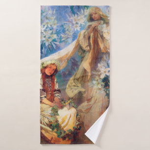 Madonna von der Lüge, Mucha Badehandtuch