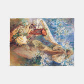 Madonna von der Lüge, Mucha Fleecedecke (Vorderseite (Horizontal))