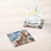 Madonna von der Lüge, Mucha Rechteckiger Pappuntersetzer (Vor Ort)