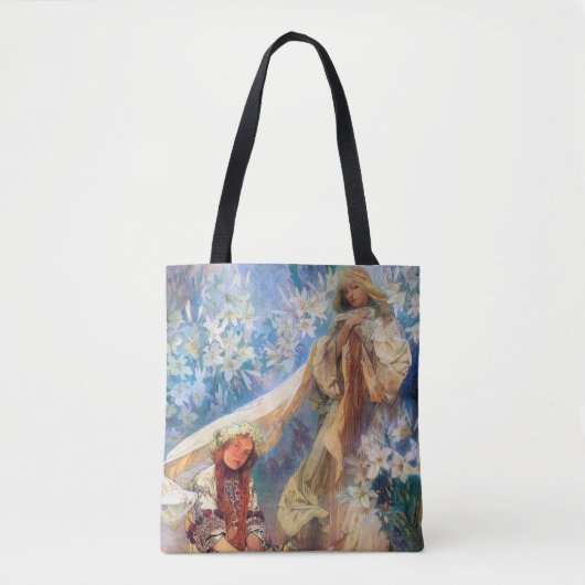 Madonna von der Lüge, Mucha Tasche (Vorderseite)