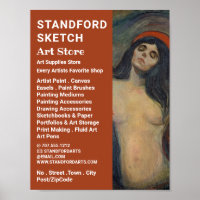 Madonna von Edvard Munch, Art Supplies Store